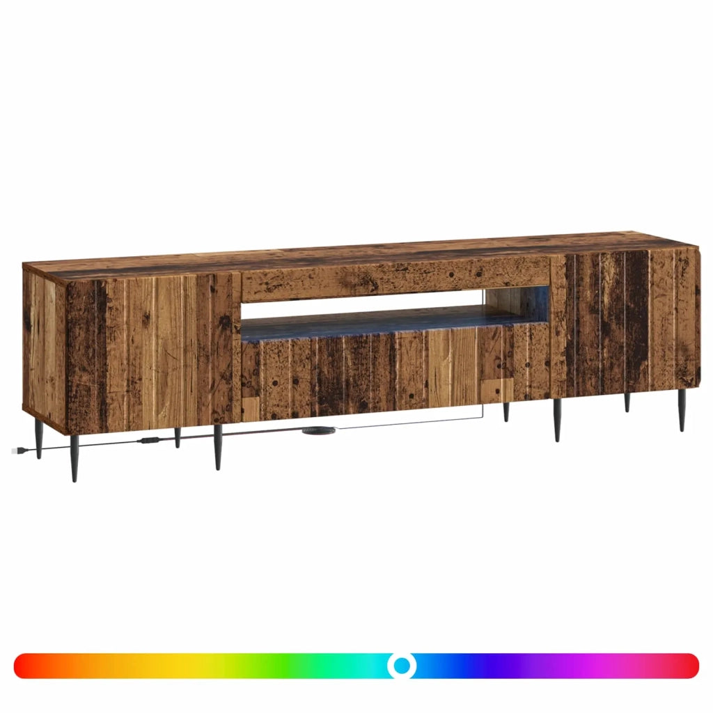 Mobile TV LED Legno antico Legno ingegnerizzato 896473