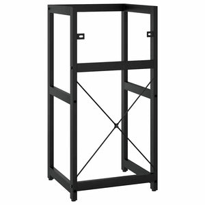 Struttura per Lavabo da Bagno Nera 40x38x83 cm in Ferro 338499