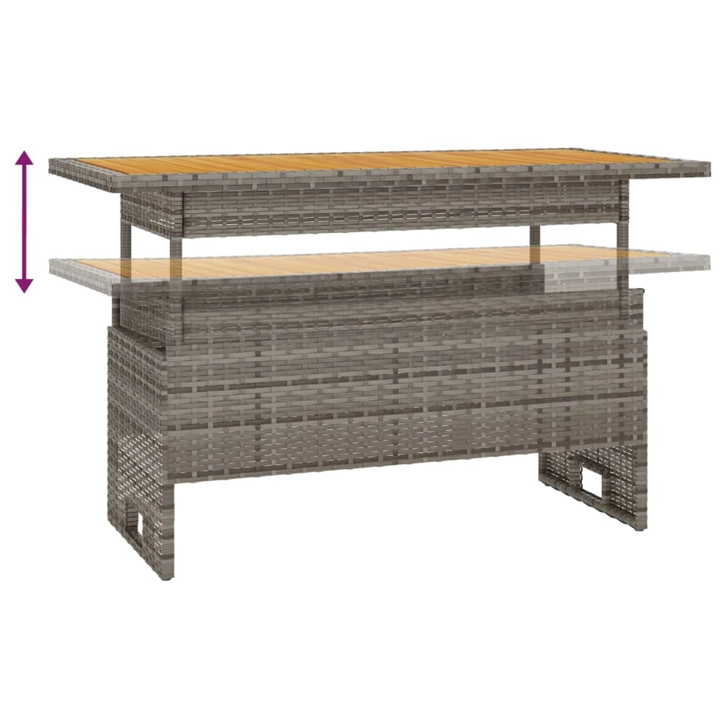 Set di mobili da giardino mobili da esterno set da 2 pezzi con cuscini resina intrecciata grigia 02_0015893