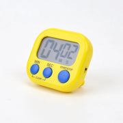 Pari di Cucina Digitale con Visualizzazione Numeri Grande con Suono Forte, Indicatore Magnetico per Cucina, Giallo, 7,3*6,5mm