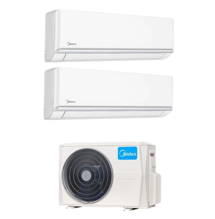 Condizionatore Dual Split Midea Elegance 9+12 con M3OG-21HFN8-Q R-32 Wi-Fi Optional
