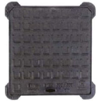 Tombino chiusino telaio con coperchio ghisa 50x50 cm b125 luce 4