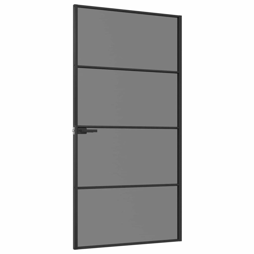 Porta Interna 102,5 x 201,5 cm Vetro Temperato e Alluminio 42054104