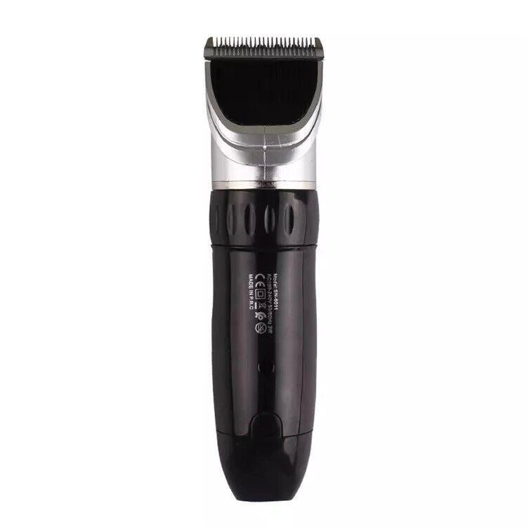 RASOIO ELETTRICO REGOLA BARBA TAGLIA CAPELLI BATTERIA RICARICABILE 4PETTINI 6011
