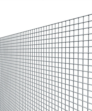 rete per recinzione elettrosaldata a maglia quadra mm 12x25 h 50 cm 25mt cod:ferx.15390