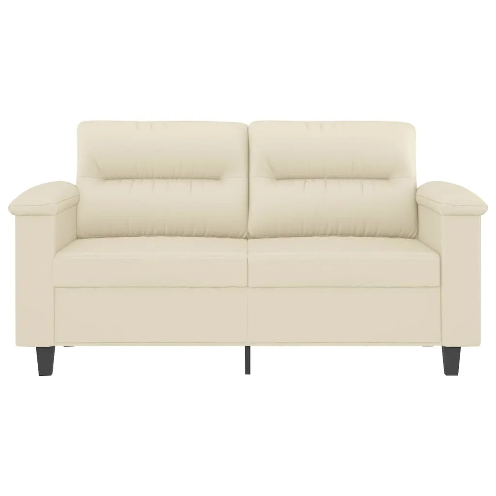Divano | Divano da soggiorno | Sofa a 2 Posti Crema 120 cm in Similpelle