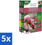 Materiale per Fiori - Hortensia e Rododendro - Fertilezzeri per Fitti Fiori e Crescita Forte - 4 kg (40 m²) - Confezione in Bulk - 5 pezzi