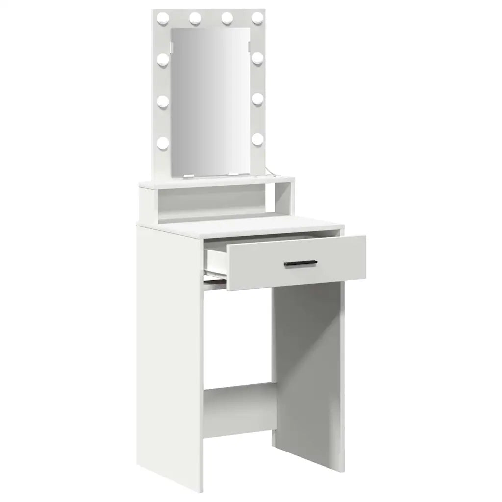 Tavolo da Trucco Bianco 50 x 41 x 140 cm Legno multistrato 865154