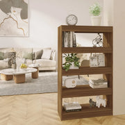 Libreria/Divisorio Rovere Marrone 80x30x135 cm in Truciolato cod mxl 6396
