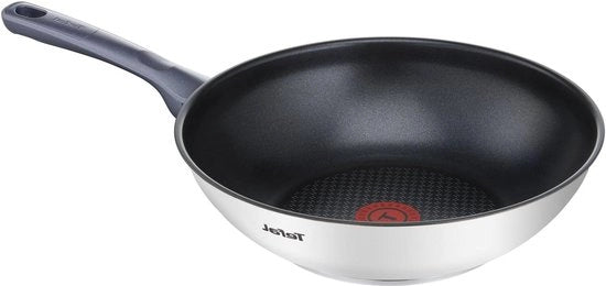 Pentola a Wok in acciaio inossidabile con induzione 28 cm