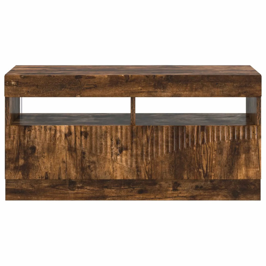 Mobile TV LED Rovere Fumo Legno ingegnerizzato 897440