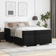 vidaXL Struttura del letto Nero 140 x 200 cm Pelle sintetica