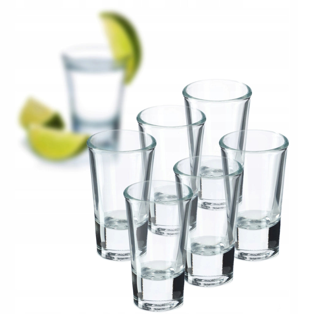 Set di 6 bicchierini da shot KADAX per vodka, liquori e distillati da 25 ml.