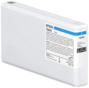 ORIGINAL Epson Cartuccia d'inchiostro ciano C13T55W200 T55W2 200ml