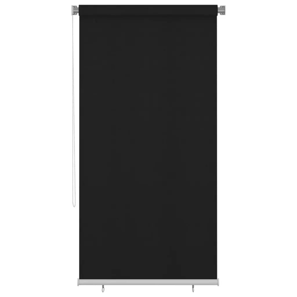 Tenda a Rullo per Esterni 120x230 cm Nera
