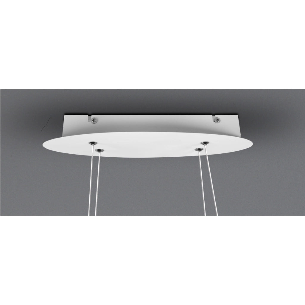 LAMPADARIO LED SANSA 28W 80X26XH150CM BIANCA