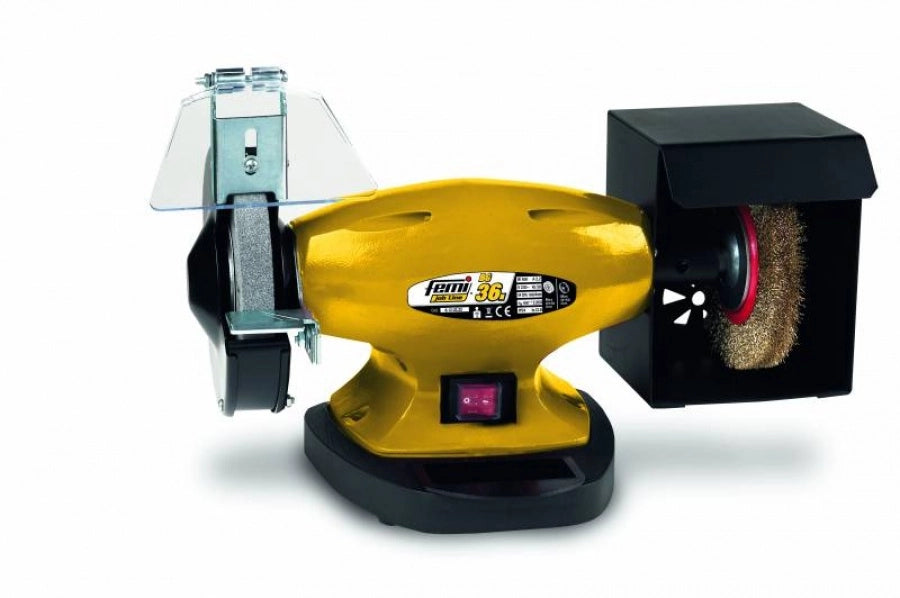 SMERIGLIATRICE E PULITRICE DA BANCO 'BG 36N' Ø 150 - 450 Watt - FEMI