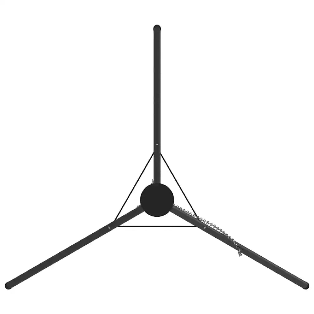 Treppiede da Campeggio 2 pz Nero Acciaio CFW7445006