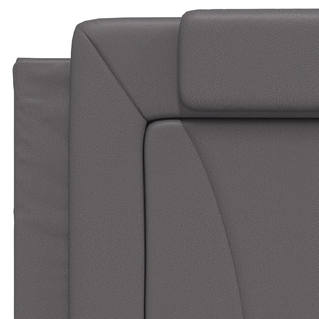 Cuscino Testiera Viana Grigio 100 cm in Similpelle CFW9780014