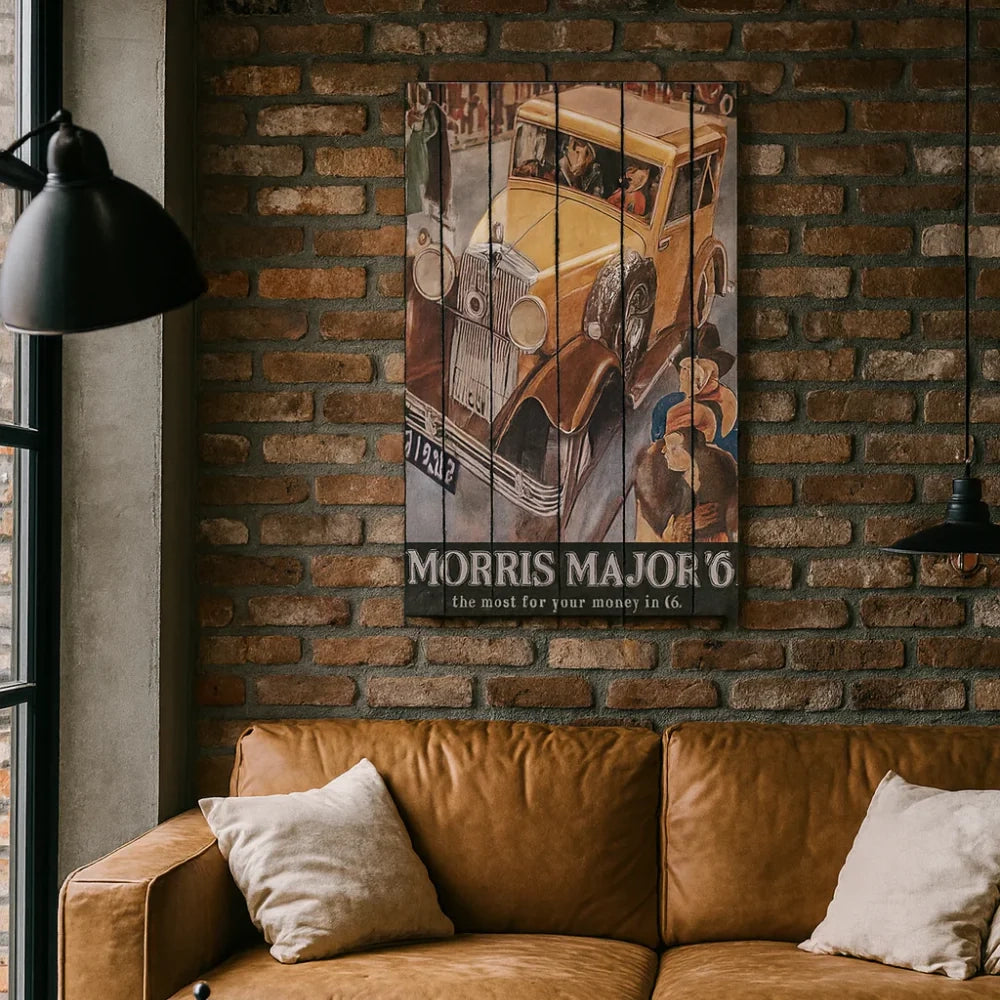 Stampa su legno da parete car 60x100 cm design moderno | Duzzle