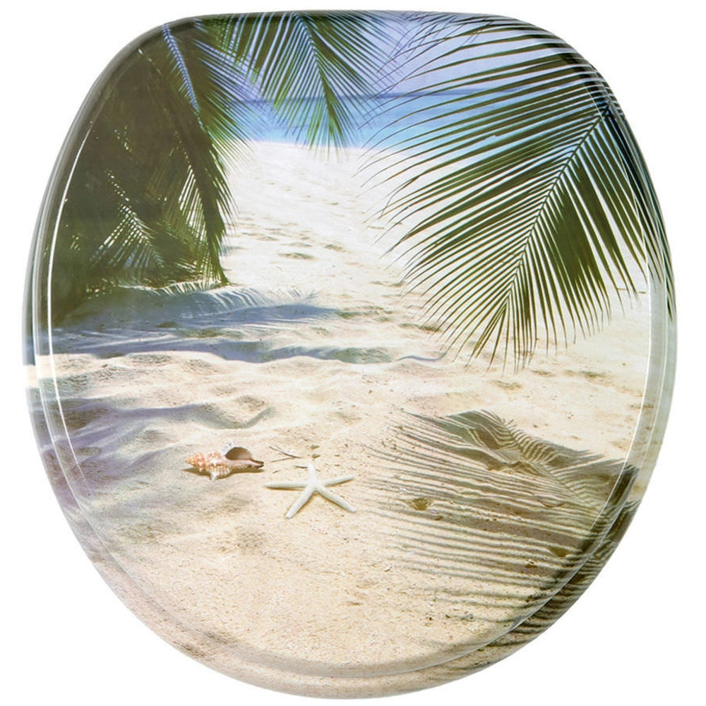 Trade Shop - Copriwater Copri Water Sedile Wc Bagno Universale Cerniere Acciaio Spiaggia -        3,5