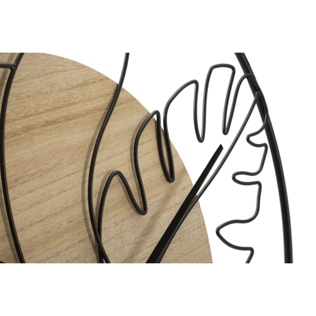 Orologio da Parete VKH270, Marrone, Metallo, 60x2x60 cm