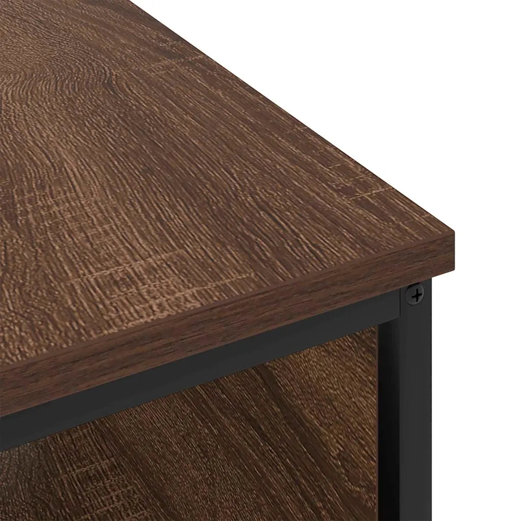 Armadio da Notte Rovere Marrone 41 x 28 x 76 cm 859579
