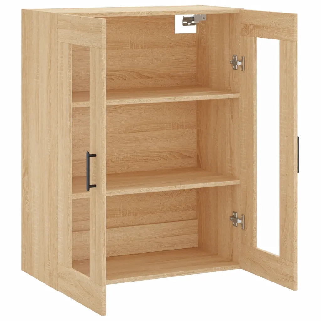vidaXL Mobile a Parete Rovere Sonoma 69,5x34x90 cm