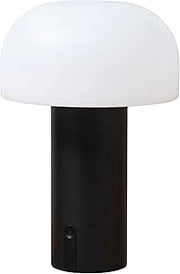 Lampada Led Fungo da tavolo Ricaricabile E Dimmerabile Nera