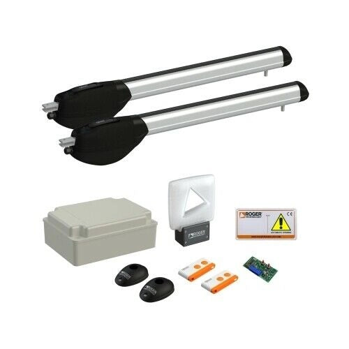 KIT R20 ATTUATORE ELETTROMECCANICO PER CANCELLI BATTENTI ROGER KIT R20/510 NUOVO