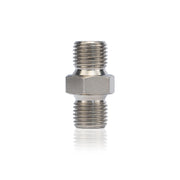 Connettore per Tubo Alta Pressione – Acciaio Inox, Filettatura 1/4" su 1/4", Pressione 400 Bar