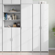 Credenza Bianca 45x42,5x185 cm in Legno Ingegnerizzato 3281406