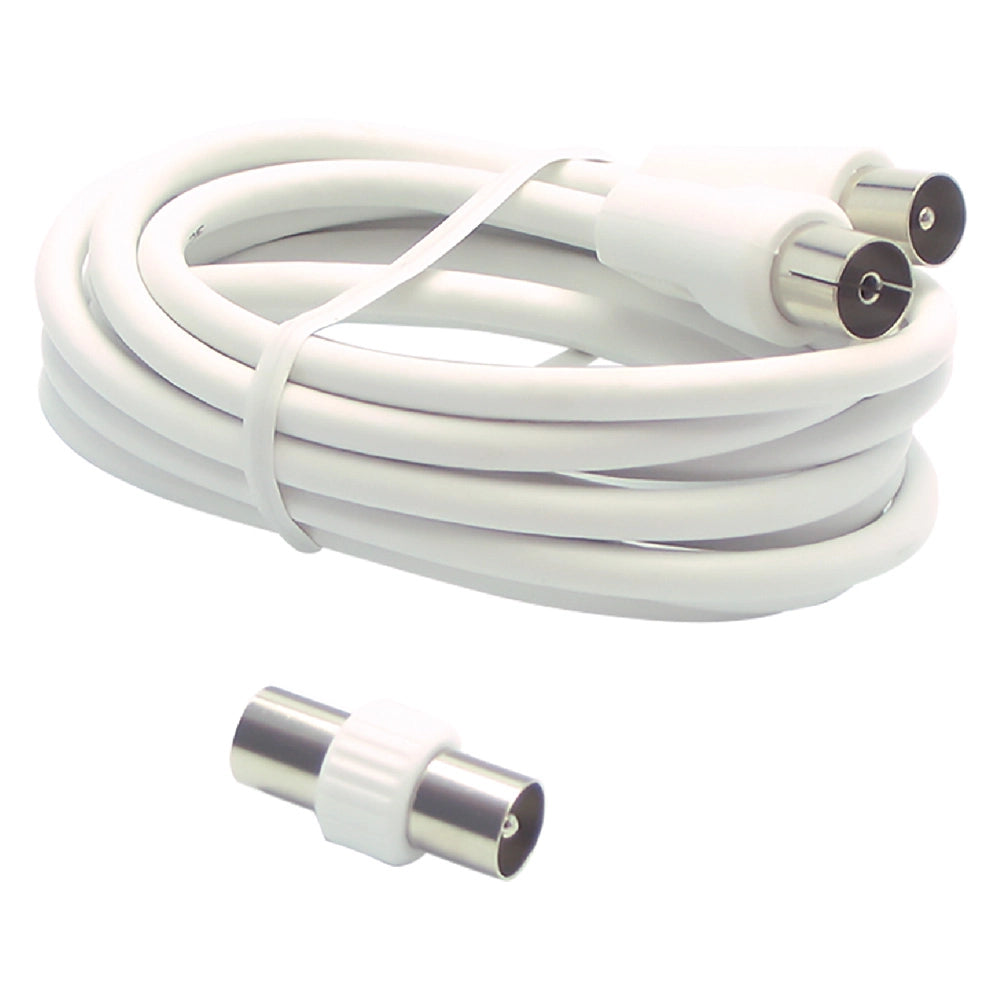PROLUNGA PER COLLEGAMENTI TV mt. 5 - colore bianco  - METRONIC