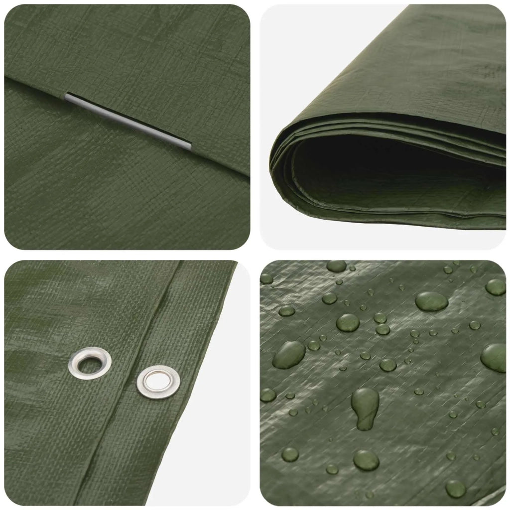 Telo con Occhielli Verde 3 x 5 m 90 gsm PE 42039338