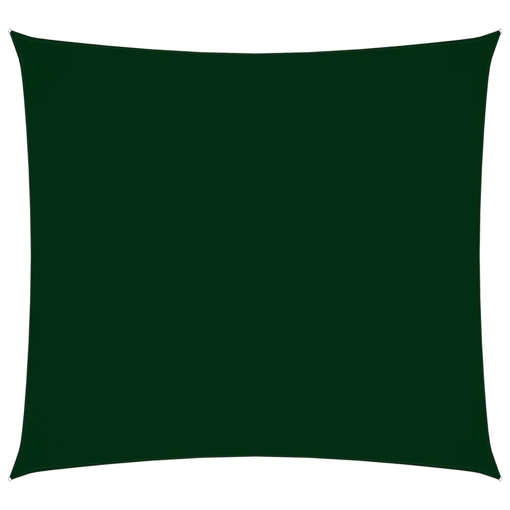 Vela ombreggiante/ombrellone quadrato in tessuto Oxford 3,6 x 3,6 m verde scuro 02_0009482