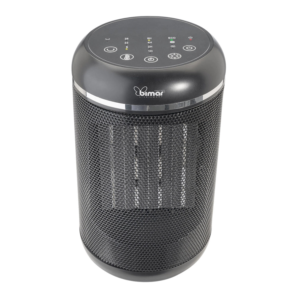 Bimar Stufetta Elettrica HP127 Termoventilatore 1500W Termostato Timer Basso Consumo