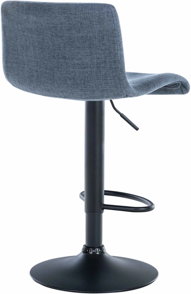 Sgabello Branford blu,Tessuto