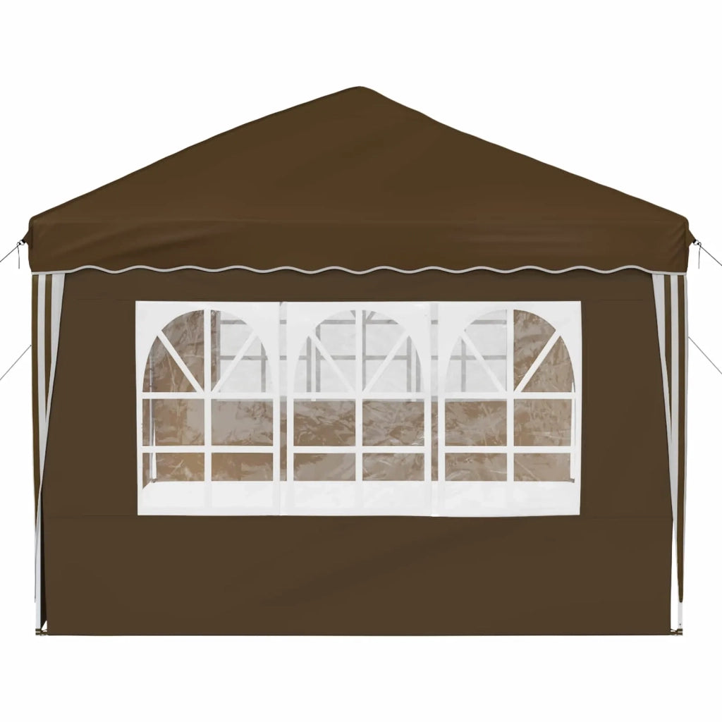 Tenda per feste a pop-up-Gazebo 575 x 289 x 245 cm Tortora