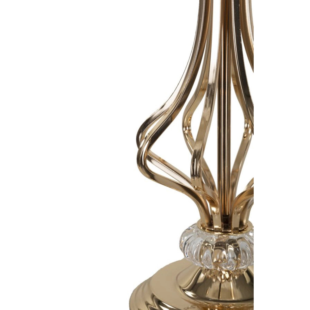 Lampada da Tavolo Piume 5, Bianco, Metallo, 25x25x54 cm