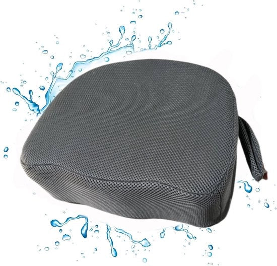 Cuscino per Jacuzzi 15 x 12 x 5 Pollici - Cuscino per Jacuzzi con Sottopiede Antiscivolo Microdot e 6 Sezioni Pieghevoli - Accessori per Bagni di Vapore - Accessori per Jacuzzi Interni ed Esterni
