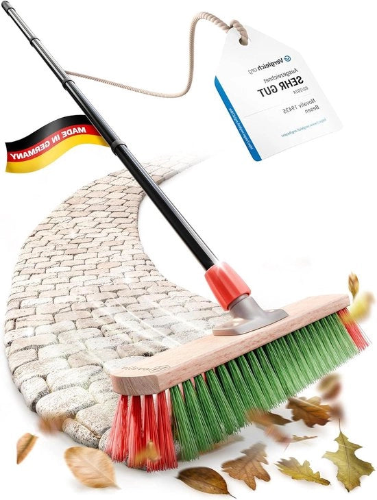 Bezzone per giardino con setole in elastomero - ideale per esterno - 40 cm - setole in elastomero