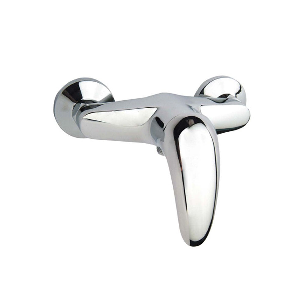 Miscelatore esterno doccia serie Titan in ottone cromato