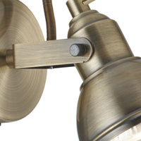 Applique Contemporanea Focus Spotlight Acciaio Adjustable 1 Luce Gu10