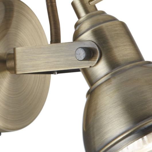 Applique Contemporanea Focus Spotlight Acciaio Adjustable 1 Luce Gu10