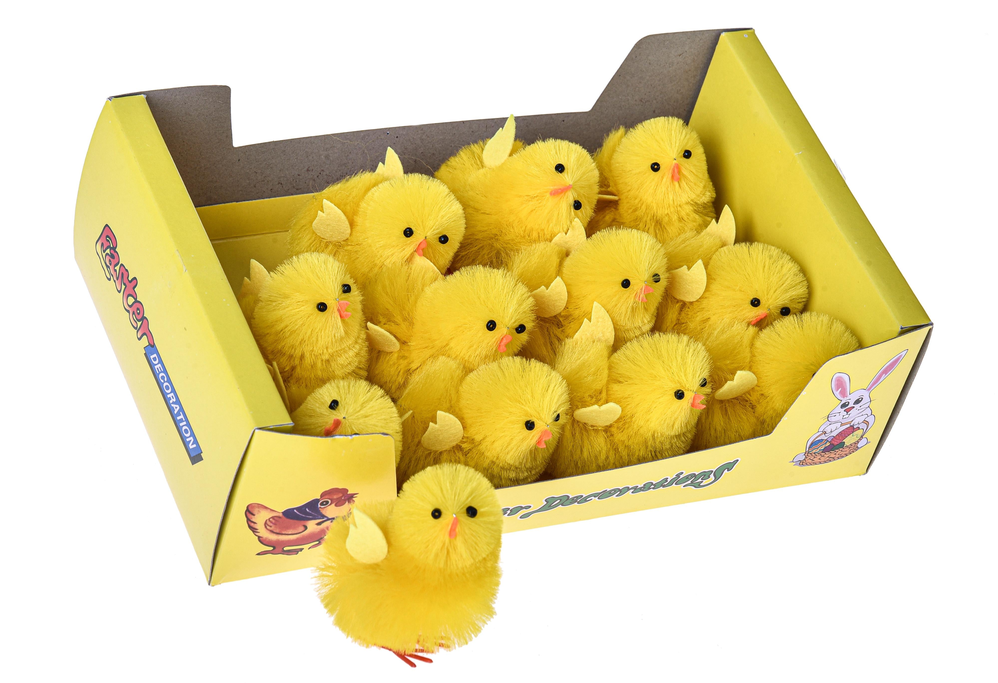 Set 216 Pupazzi Pulcini Decorativi H 5 cm