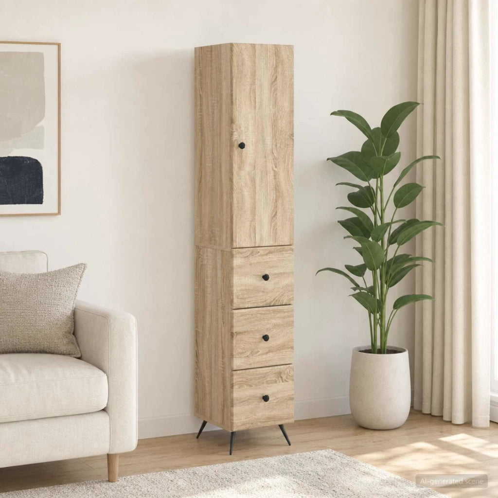 Set di armadi 2 pcs Rovere Sonoma 34,5 x 34,5 x 90 cm 3416891