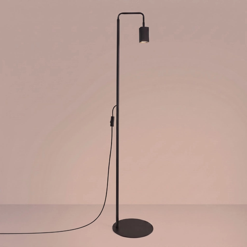 Lampada da terra RAYO 1 nera