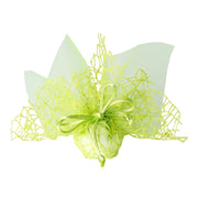 Trade Shop - 20 Sacchetti Velo Veletti Organza Rete Tulle Per Confetti Matrimonio Bomboniere - Verde