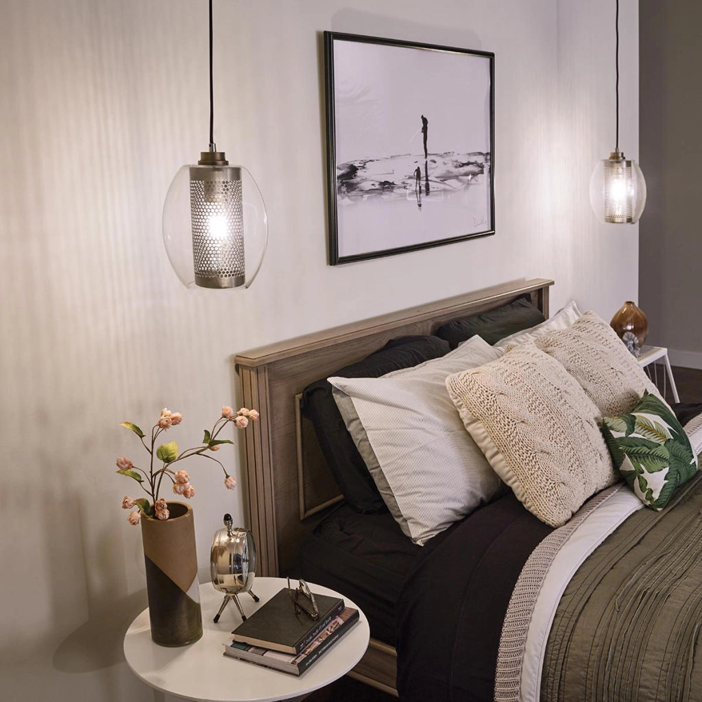 Lampada a sospensione Asher II pewter Ø21,6 E27 Kichler