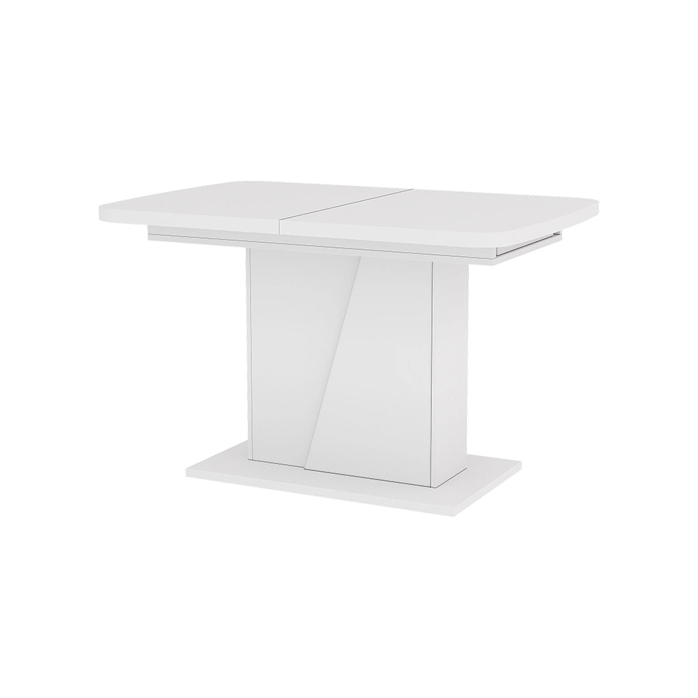 Vicco Tavolo da pranzo Estensibile Bianco 120/160 x 80 cm